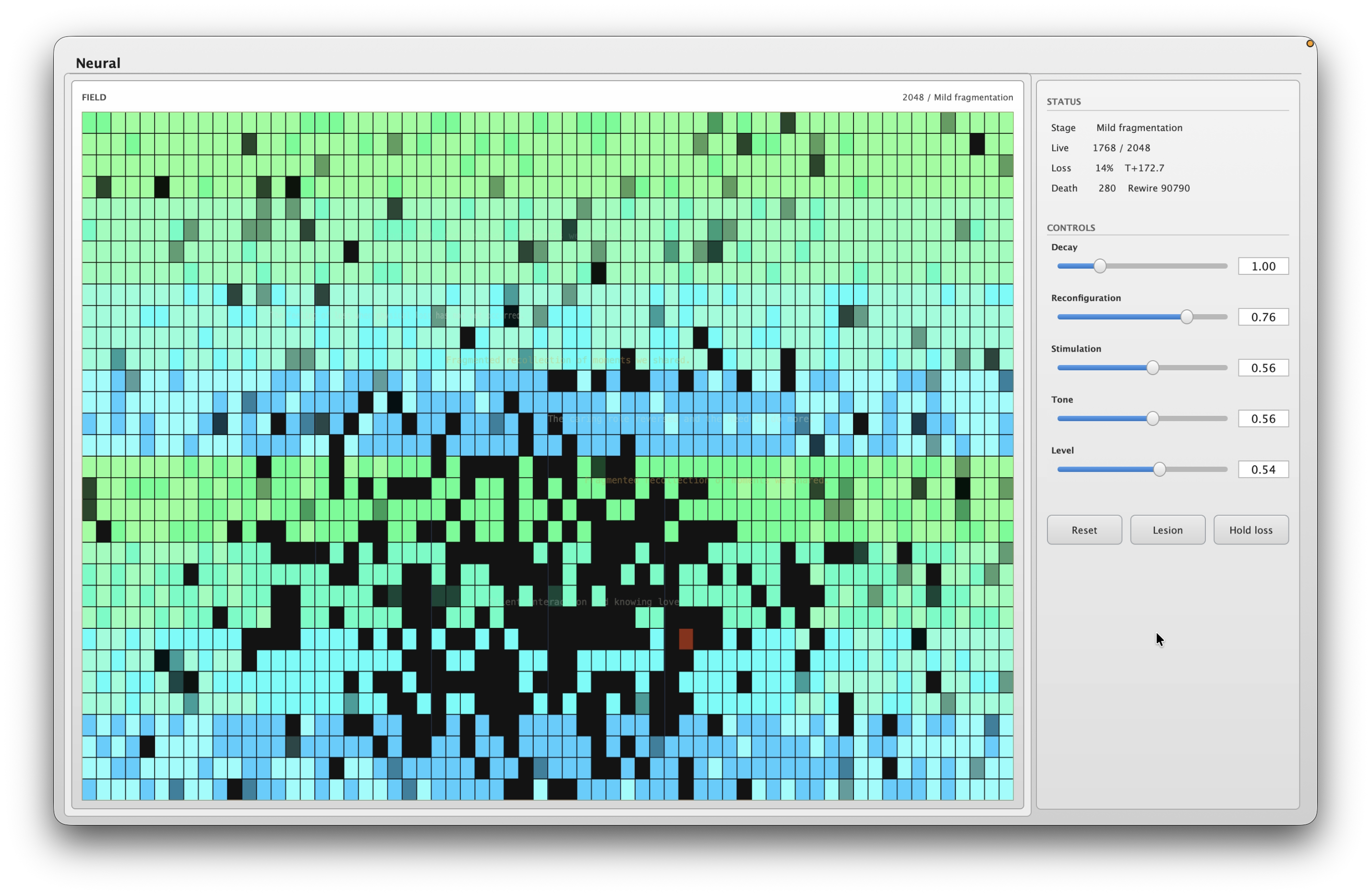 Neural 2024 update interface